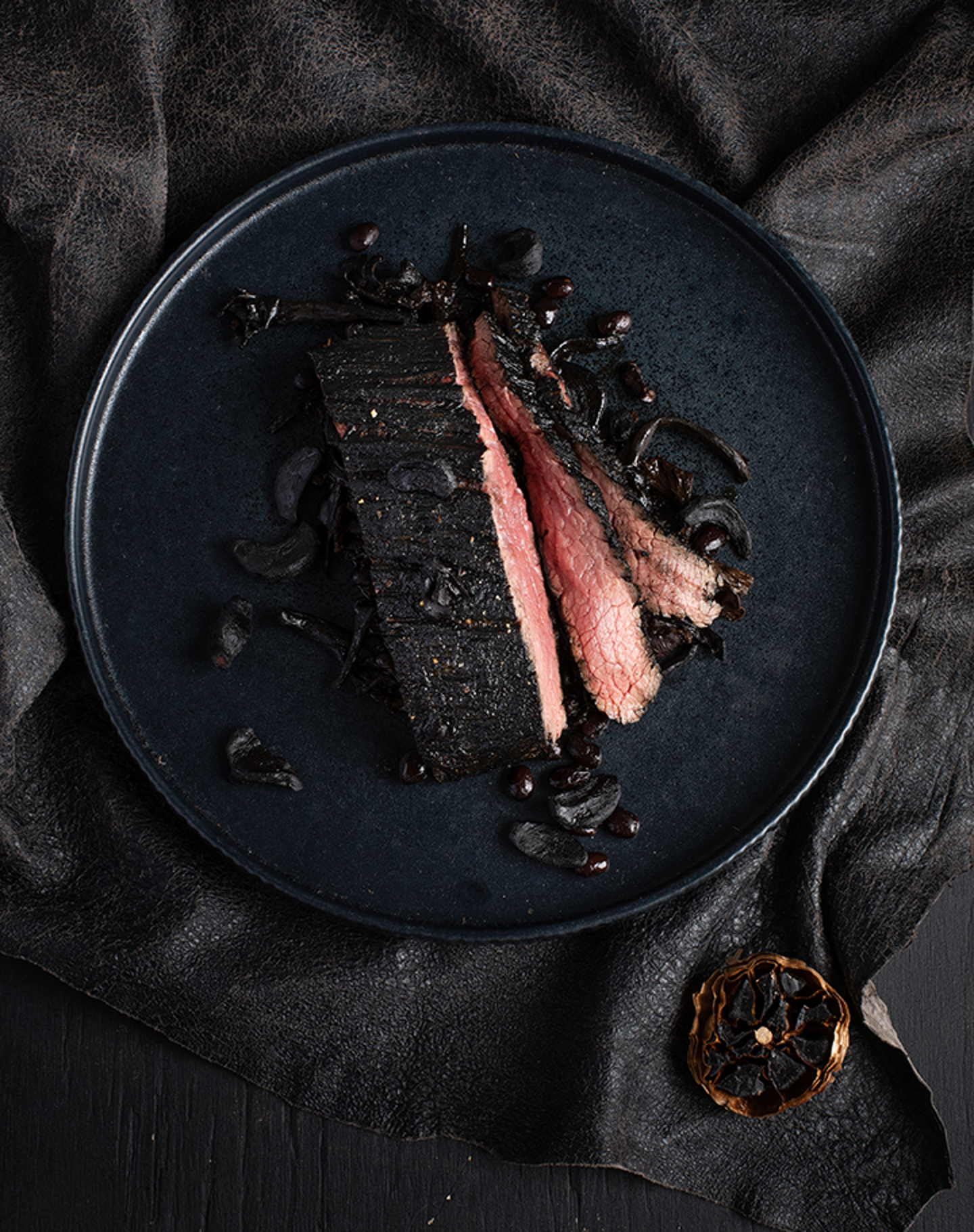Black flank steak